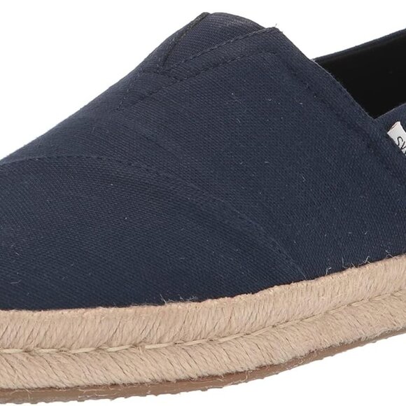 Women’s Rope Slip-Ons Canvas Rubber Sole 8.5 Comfort Casual Shoes
